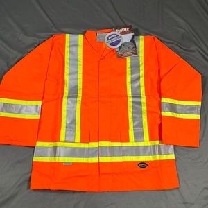 Pioneer Hi-Viz Nailhead Ripstop Polyester Jacket | XL